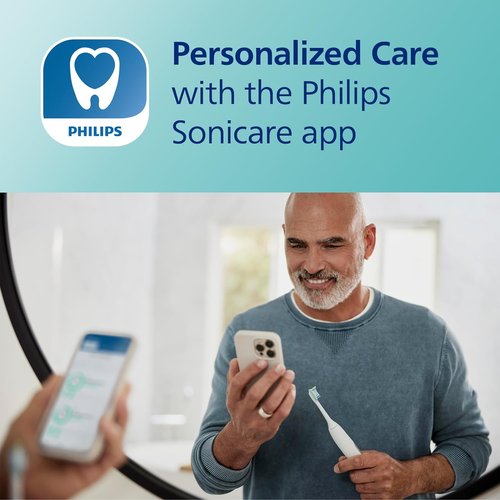 Philips Sonicare DiamondClean Smart 9500 Electric Toothbrush - Sonic Technology, App Connectivity, 5 Modes, White | Model HX9923/01