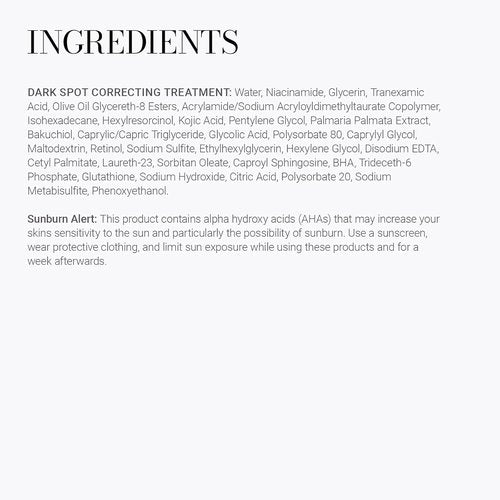 Meaningful Beauty Dark Spot Correcting Treatment - 1 Fl Oz for Radiant Skin