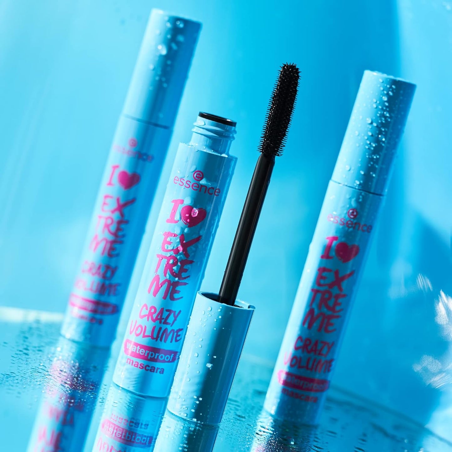 Essence | I Love Extreme Crazy Volume Waterproof Mascara - Volumizing, Long-Lasting & Vegan | Paraben-Free, Alcohol-Free, Microplastic-Free