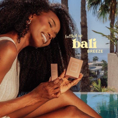 Beachwaver Co. B. Bungalow Bali Beach Night Fragrance - Full Size (1 Fl Oz) | Australian Sandalwood, Coconut & Vanilla Notes