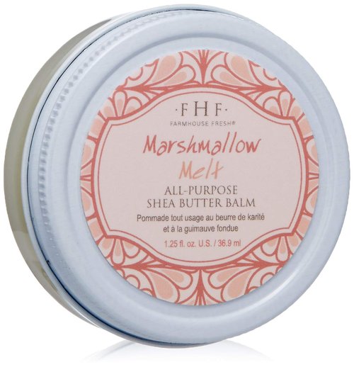 FarmHouse Fresh Marshmallow Melt Shea Butter Balm - Nourishing All-Purpose Moisturizer, 1.25 Fl Oz