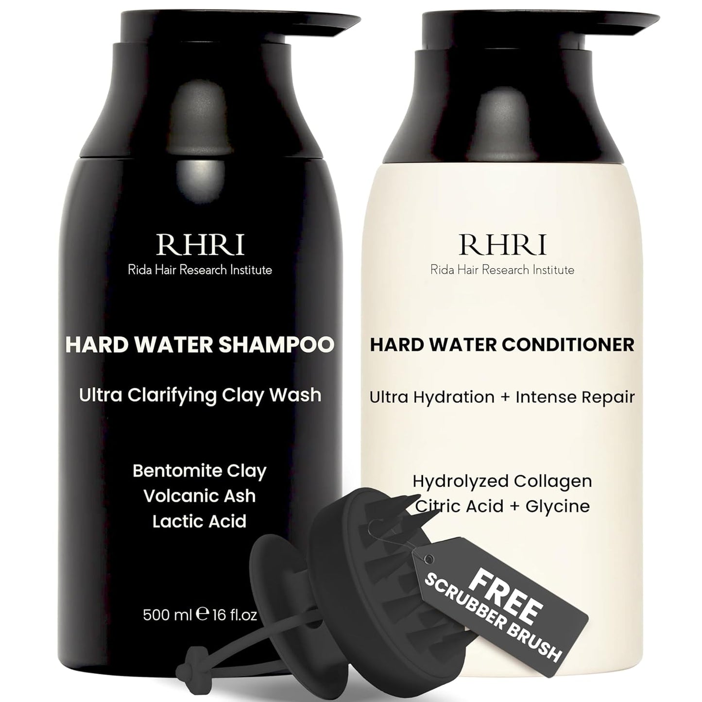 Skiennix Hard Water Shampoo & Conditioner Set - Hydrating Treatment for Shine & Manageability | 32 FL oz