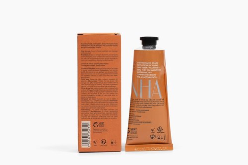 Natura Brazil Nut Hand Cream - 24-Hour Deep Hydration Moisturizer - Vegan Skin Care - 2.6oz (75g)