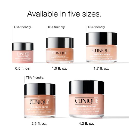 Clinique Moisture Surge 100H Hydrator - Oil-Free Face Moisturizer with Hyaluronic Acid & Aloe | All Skin Types