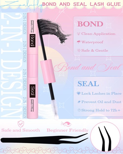 Natural Lash Clusters Kit 8-10-12mm Short Eyelash Clusters Kit Wispy Cluster Eyelash Extensions C Curly Individual Lash Extensions DIY Eyelash Extension with Lash Bond and Seal, Tweezers by ZANLUFLY