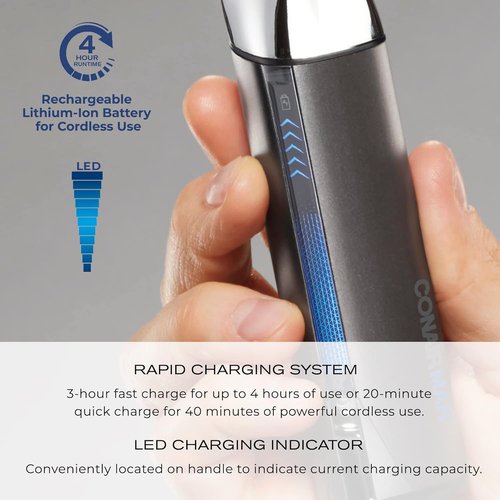 ConairMAN Ultimate Trim Precision Beard Trimmer - 18-Piece All-in-One Men's Grooming Kit | Cordless & Rechargeable