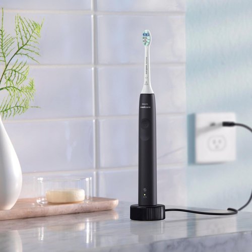 Philips Sonicare Electric Toothbrush - DiamondClean Brush Head 2-Pack Bundle | Rechargeable, Pressure Sensor, Black