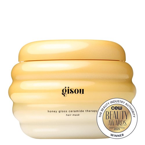 Gisou Honey Gloss Hair Mask - Deep Repair & Hydration with Mirsalehi Honey, Ceramides & Hyaluronic Acid | 7.8 fl oz