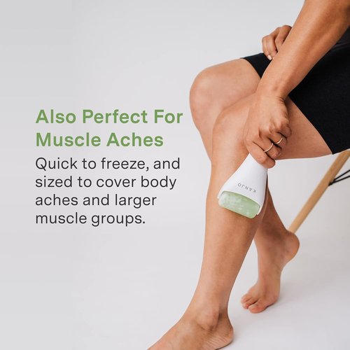 Kanjo Ice Roller - Face & Eye Puffiness Relief | Facial Massage Tool for Women’s Skincare