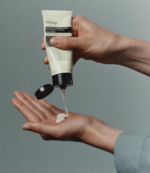 Aesop Purifying Facial Exfoliant Paste - Refreshing Cream Cleanser With Fine Quartz & Rosemary | 2.6oz / 75mL