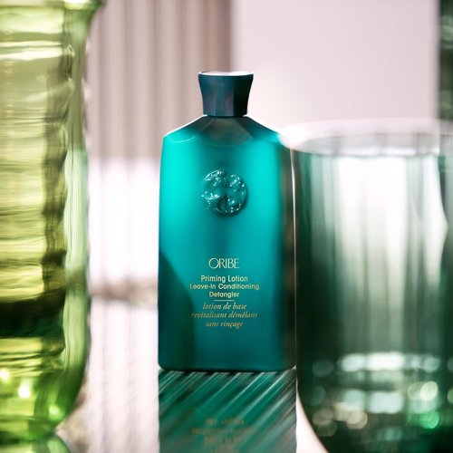 ORIBE Priming Lotion Leave-In Conditioning Detangler & Curl Control Silkening Crème Bundle