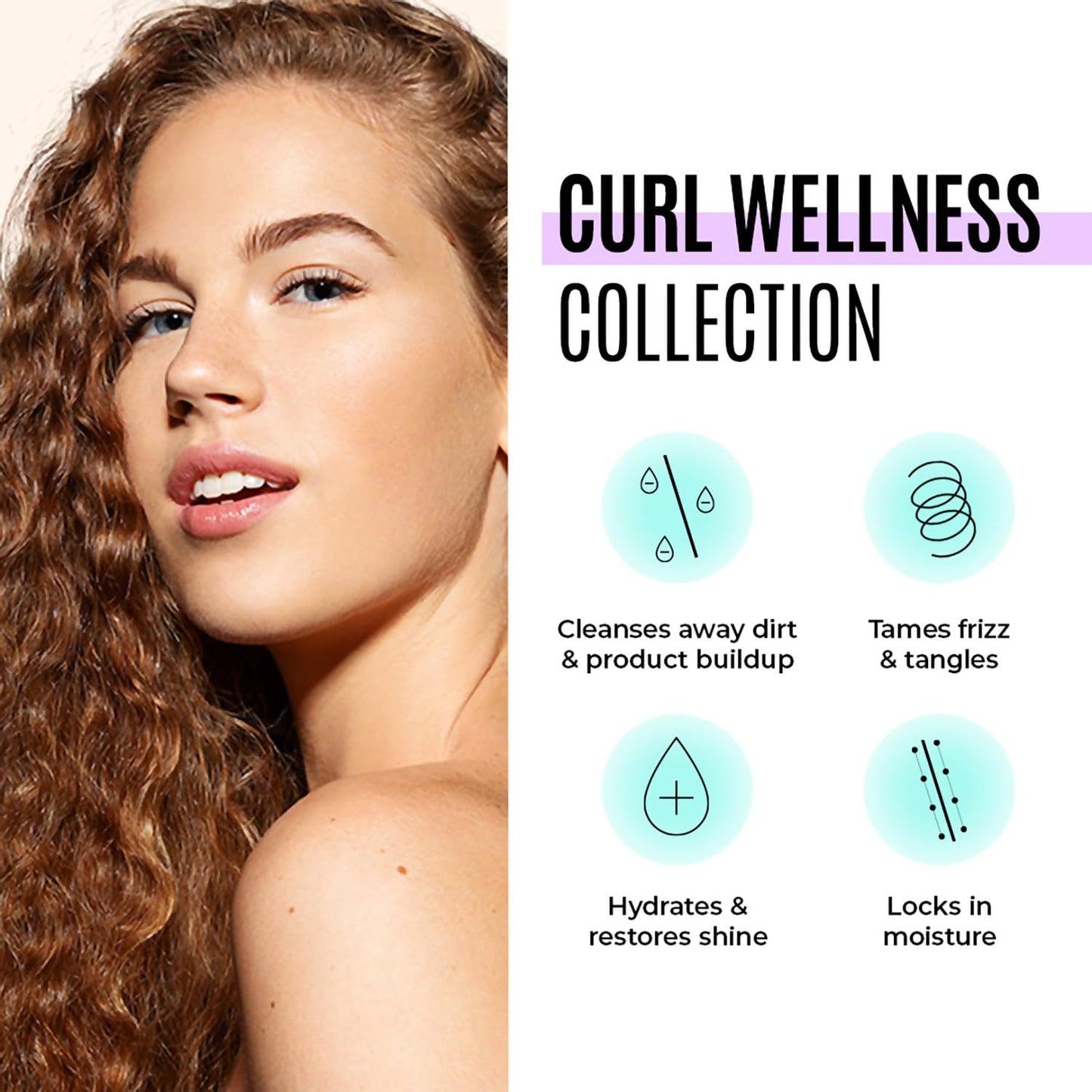 Malibu C Curl Partner Wellness Remedy (1 Packet) - Removes Mineral Build up for Healthier + Bouncier Curly Hair - Contains Gentle Antioxidants for Curly Hair Care