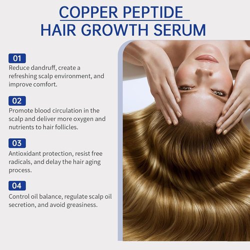 Regine Switzerland Copper Peptide Hair Regrowth Serum - GHK-Cu & AHK-Cu for Healthy Scalp, 30ml