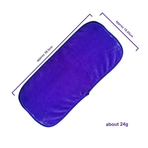Makeup Eraser | Reusable Makeup Remover - Effortlessly Removes Waterproof Makeup with Just Water - Purple