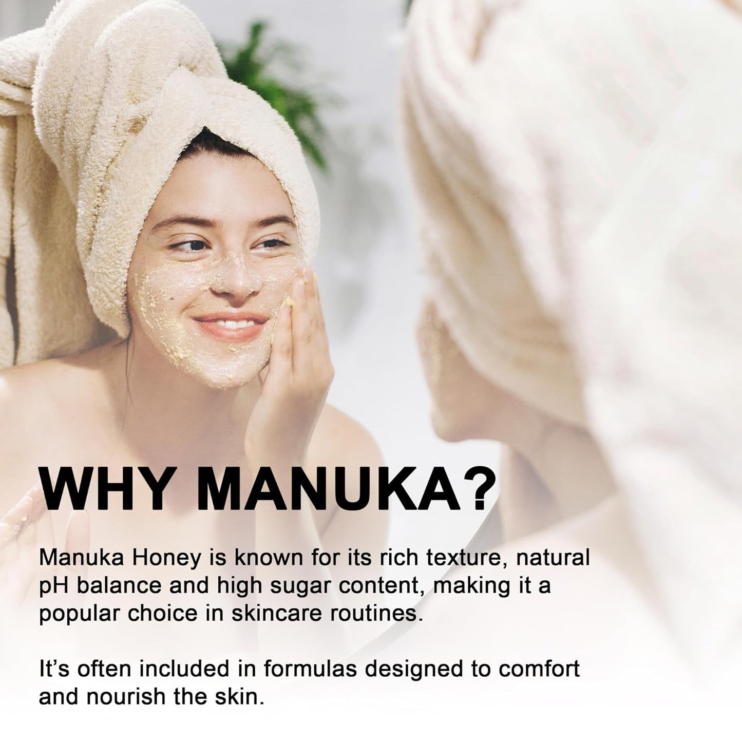 Super Natural Goods Manuka Honey Cream - Hydrating Lotion for All Skin Types | 8oz Moisturizing Body Cream with Real Manuka Honey, Aloe Vera & Cocoa Butter