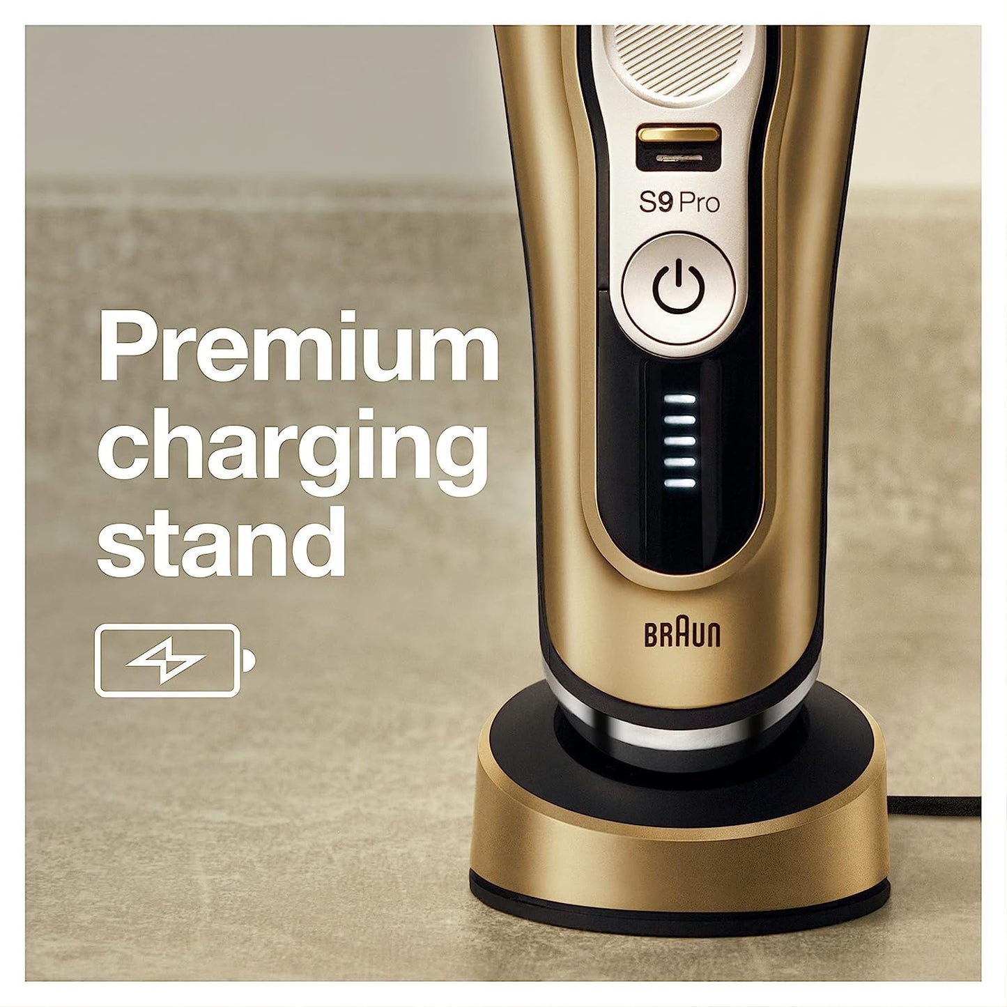 Braun Series 9 Pro 9419s Electric Shaver - Wet & Dry Razor with ProLift Trimmer & 4+1 Head