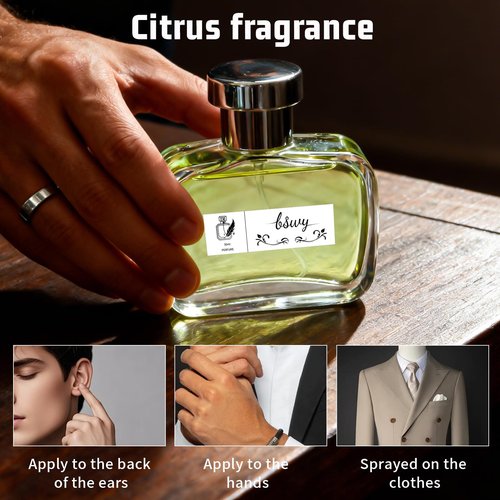 Pheromone Cologne for Men, Eau de Toilette Long Lasting Perfume, Woody Spicy Fragrance with Lemon, Sandalwood & Musk, Bold Seductive Scent, 50ml / 1.69 Fl Oz