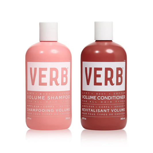 VERB Volume Shampoo & Conditioner Duo | Cleanses, Softens & Lifts Flat Hair