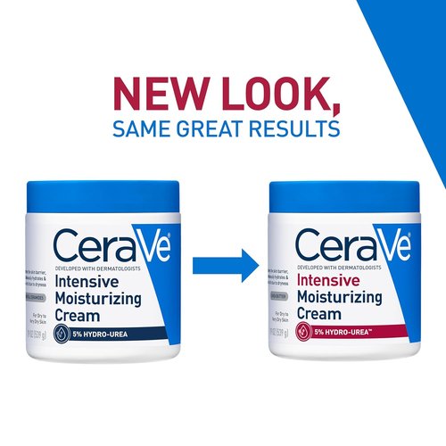 CeraVe Intensive Moisturizing Cream - Shea Butter Body Lotion for 72H Hydration & Skin Barrier Repair, 19oz