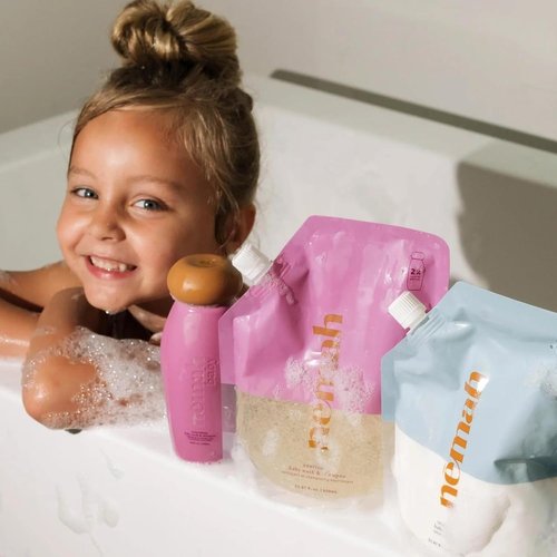 Nemah Baby Soap & Shampoo Refill - 2-in-1 Tear-Free Wash with Chamomile & Aloe Vera | 21.97 Fl Oz