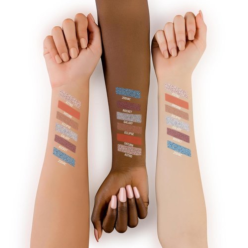 Formula Z Eye Shadow Palette - Longwearing Glitter Makeup with Rich Pigmentation - Cosmic Glitz - 1 Pc