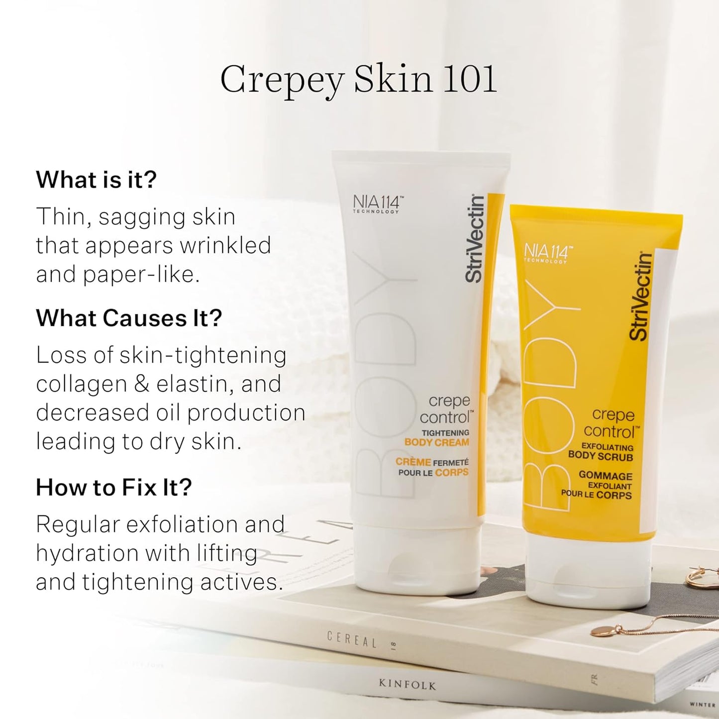 StriVectin Crepe Control Body Cream - Tightening Formula | Jumbo Size for Enhanced Firmness