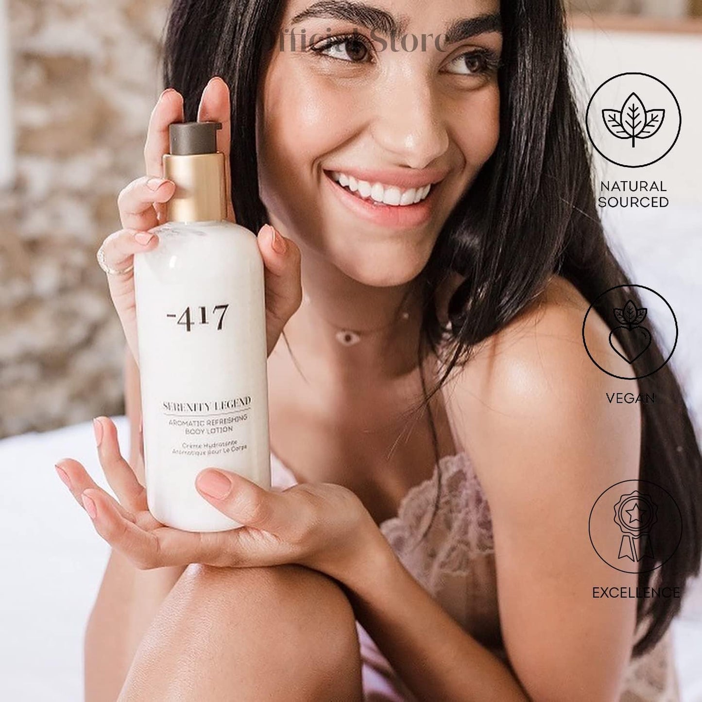-417 Dead Sea Cosmetics Aromatic Refreshing Body Lotion - Nourishing Daily Moisturizer for Dry Skin | 11.83 oz