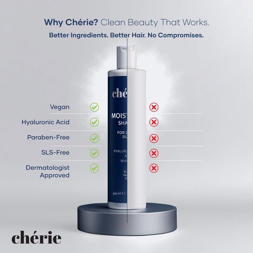 Moisturizing Shampoo with Hyaluronic Acid, Aloe Vera & Niacinamide, Hair Shampoo for Dry Hair, Non-Sulfate, Non-Paraben & Non-Silicone, For Women And Men, 16.90 oz, Champú Hidratante para Cabello Seco