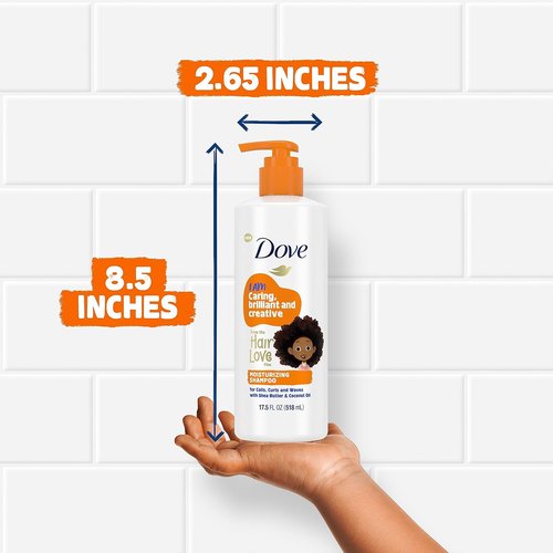 Dove Love Collection Shampoo & Conditioner Set - Curly & Wavy Hair Care | 17.5 Oz (2 Pieces)