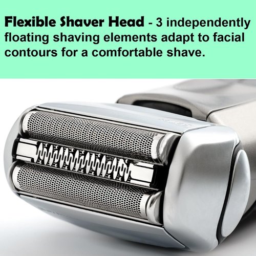 Braun Series 5 Replacement Head 52S - Compatible Wet & Dry Foil and Cutter for S5 Shavers (1 Count)