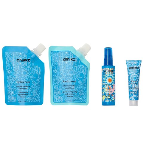 Amika Hydro Dream Hair Routine Trial Set - Nourishing Hydration for All Hair Types