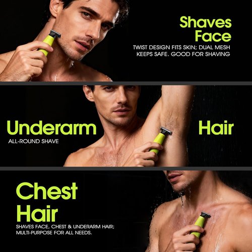 DSP Electric Beard Trimmer - Versatile Face & Body Hair Shaver for Men | Waterproof & Travel-Friendly