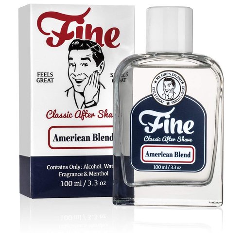 Mr. Fine Men's Aftershave - American Blend Fragrance | Soothing Post-Shave Balm, 100ml
