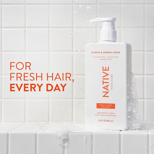 Native Shampoo and Conditioner - Naturally Derived Formula for All Hair Types | Sulfate & Dye Free | Citrus & Herbal Musk, 16.5 fl oz Each (2 Pack)