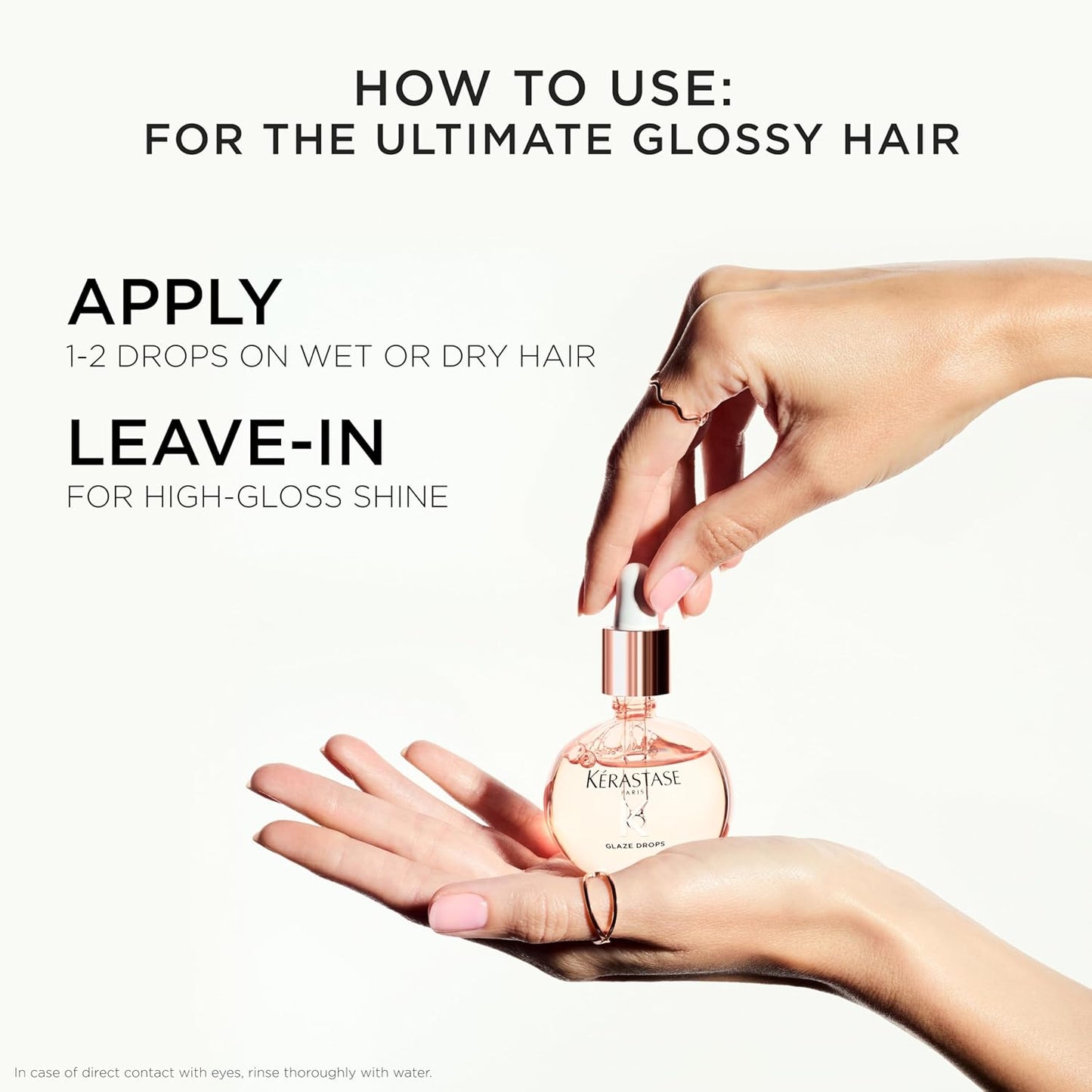 Kerastase Gloss Absolu Glaze Drops | Anti-Frizz Hair Oil for Glossy, Hydrated Hair - All Hair Types
