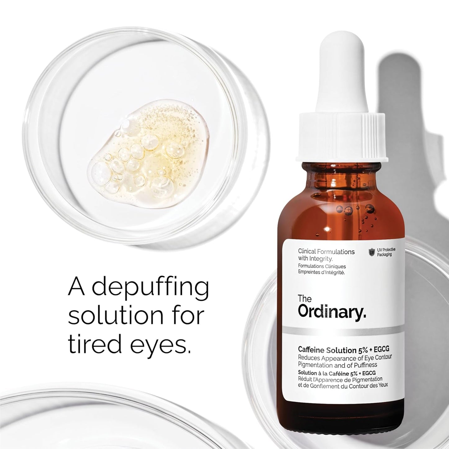 The Ordinary Dull Skin Duo | Skin Care Bundle for Face & Eyes - Niacinamide 10% & Caffeine Solution 5%