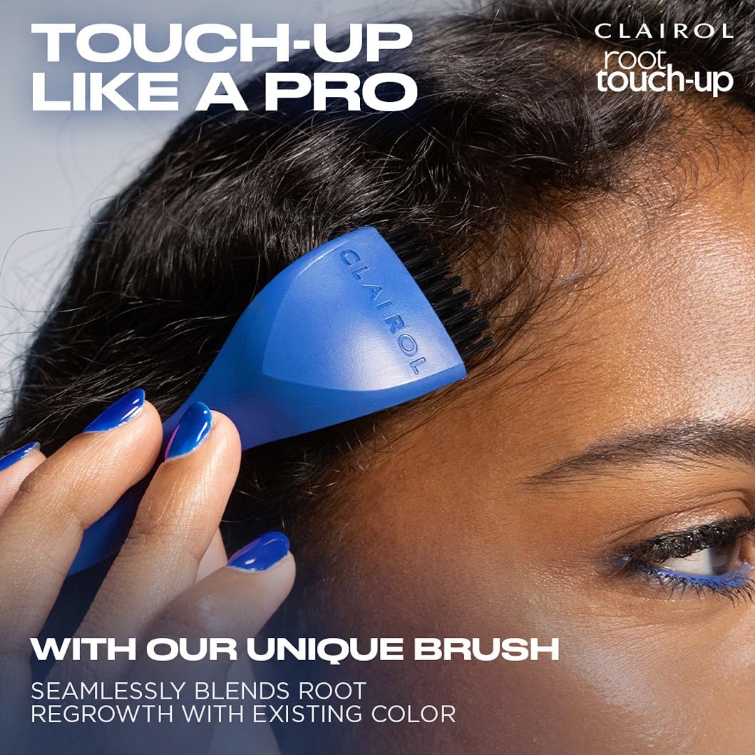 Clairol Root Touch-Up Permanent Hair Dye - 6 Light Brown Color | Pack of 2 for Effortless Coverage