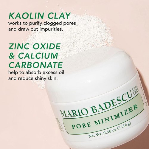Mario Badescu Silver Powder Pore Minimizer, Skin Care Facial Pore Cleansing Mask With Kaolin Clay & Zinc Oxide