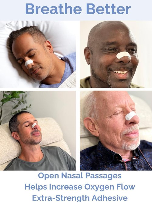 Regine Switzerland Nasal Strips - Extra Strength White Snoring Solution for Better Sleep | 30 Count