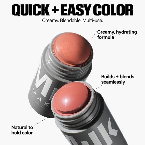 Milk Makeup Mini Must-Haves Set | 12HR Hydrating Face Primer & Setting Spray + Cream Blush & Lip Color in Werk