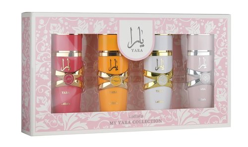 Lattafa My Yara Collection - 4 x 25ml Eau de Parfum Gift Set for Women | Yara, Yara Moi, Yara Tous, Yara Candy