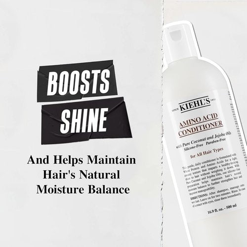 Kiehl's Amino Acid Conditioner Duo - Strengthening & Moisturizing Hair Treatment | Jumbo Value Bundle