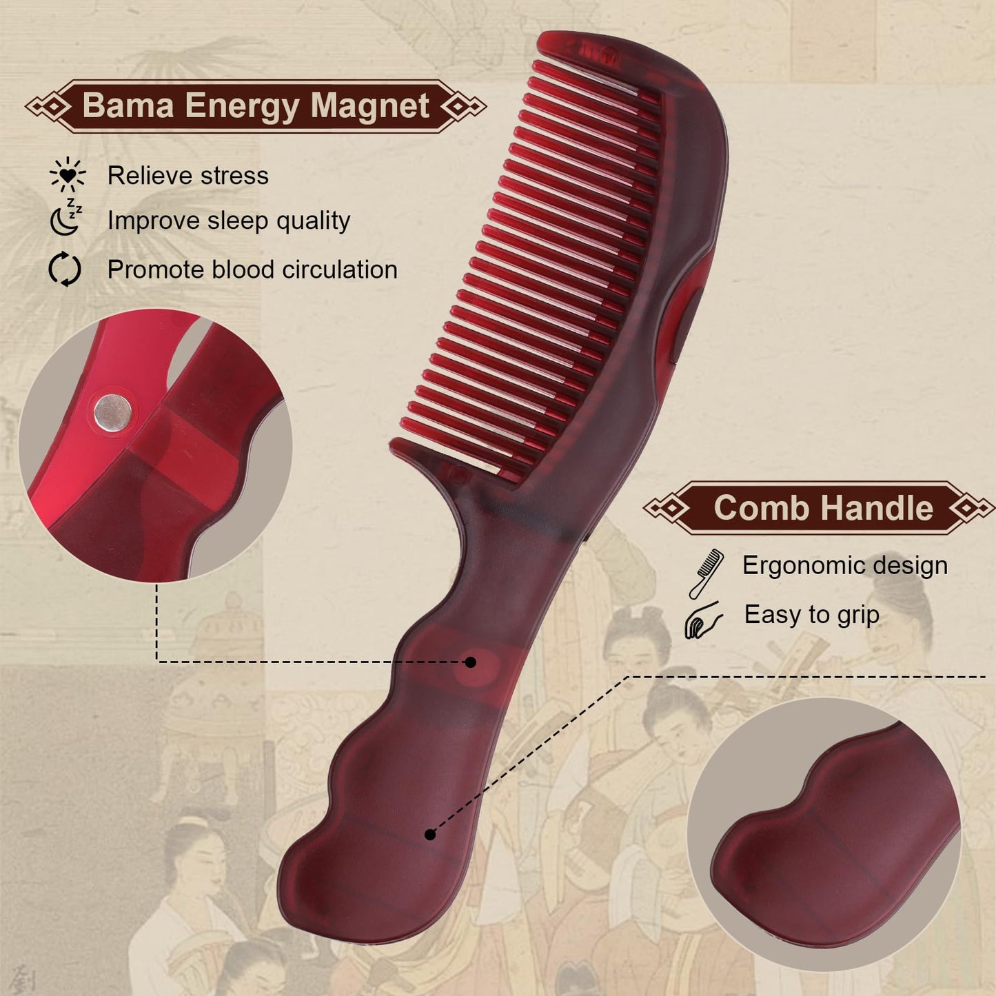TEAWOO Patented Anti Dandruff Comb & Stainless Steel Fine Tooth Comb Kit, Dandruff Remover, Scalp Sweep Detoxing, Massage Dandruff Removal Brush for Scalp Build Up