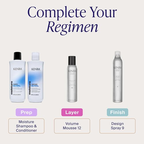 Kenra Design Spray 9 - Light Hold Hairspray for Taming Frizz & Flyaways | Lightweight & Brushable Formula