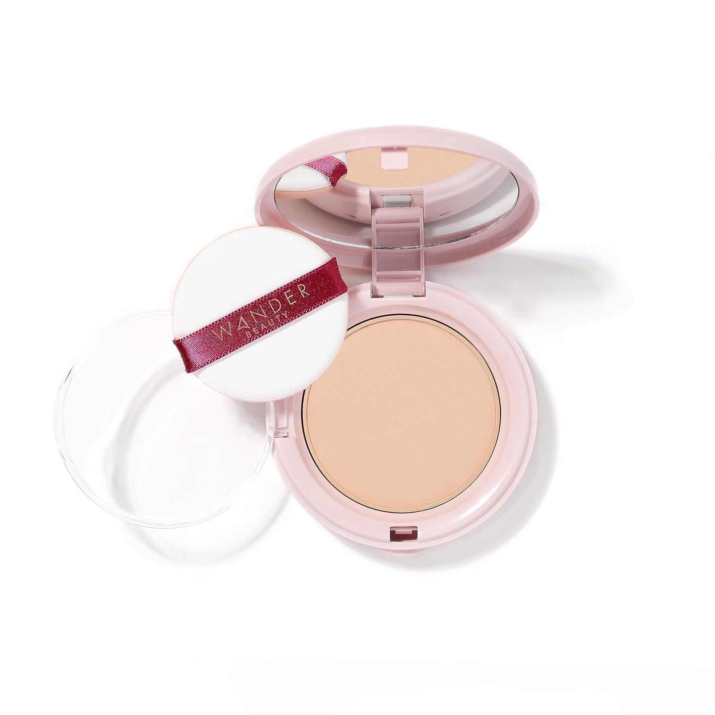Wander Beauty Wanderlust Powder Foundation - Fair Light with Warm Peach Undertones, 0.31 Ounce
