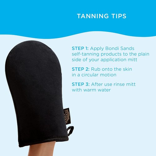 Bondi Sands Aero Liquid Gold Self Tan Foam - Lightweight Sunless Tanning Foam + Reusable Application Mitt