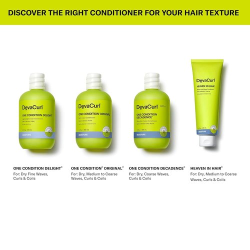 DevaCurl One Condition Delight Cream Conditioner - Lightweight Moisture Blend | Tangle Control & Frizz Reduction