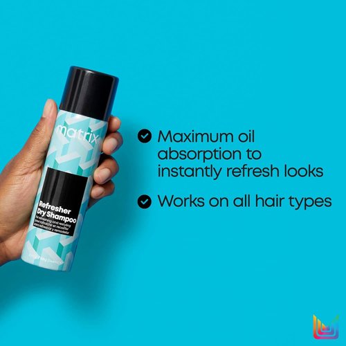 MATRIX Styling Dry Shampoo - Absorbs Oil & Refreshes Hair - Long Lasting Style for All Hair Types - 3.1 Oz