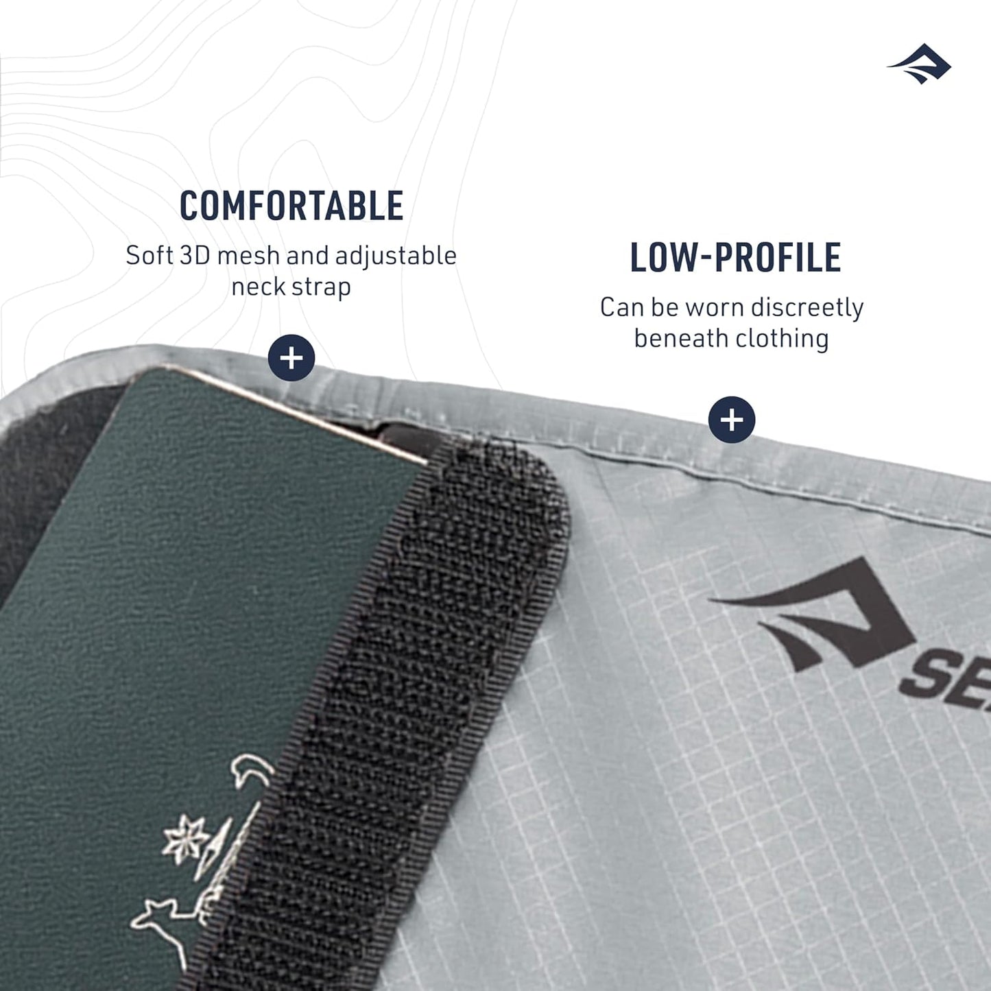 Sea to Summit Neck Pouch - RFID Protection for Travel | Large Size for Essentials