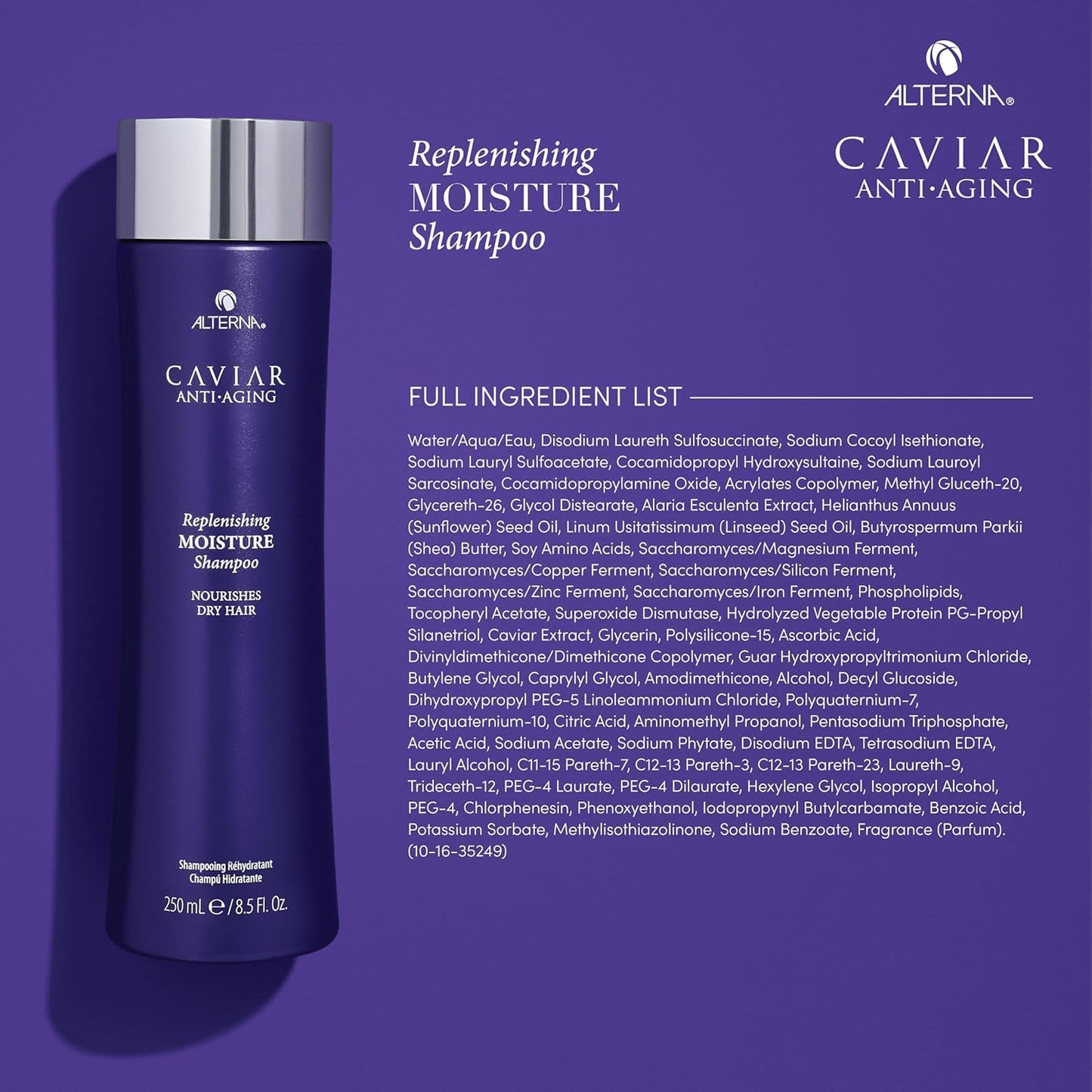 Alterna Caviar Anti-Aging Shampoo & Conditioner - Hydrating Formula for Youthful Hair